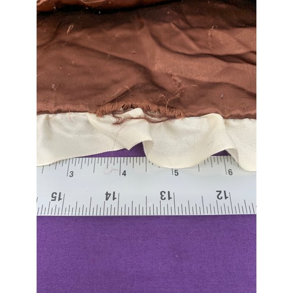 Nookums Monkey Brown Cream Silky Minky FLAWED Security Blanket Lovie - Picture 10 of 11